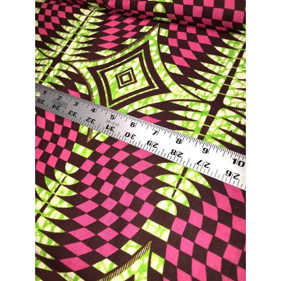 Diamond Ankara | African Fabric By The Yard, 100% Cotton