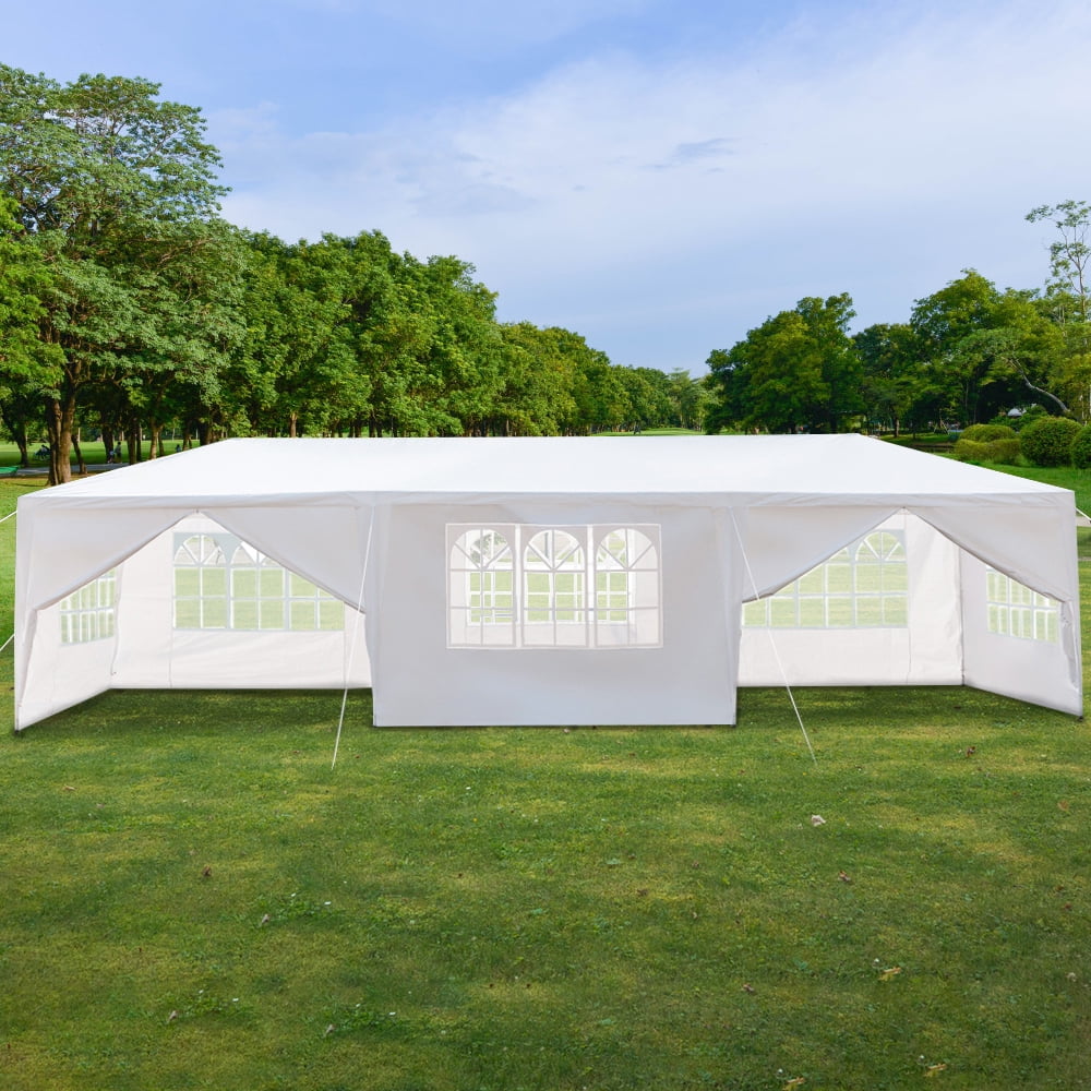 Gazebo Waterproof Garden Outdoor Marquee Wedding Party PE Tent Car Shelter 