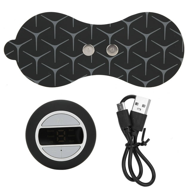 Mini masajeador EMS para aliviar el dolor, la fatiga, los hombros, la cintura y la espalda, adhesivo de masaje eléctrico