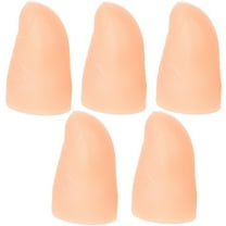 NICEXMAS Led Finger Flicker Thumb Light Red Pvc 5Pack Prank Props