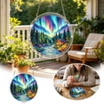 thumbnail image 2 of 2-in-1 Acrylic Puzzle & Hanging Decor Stained Glass Style Suncatcher, Hanging Acrylic Window Decor Puzzle Acrylic Suncatcher Puzzle 7.87*7.87 Inch, 2 of 8