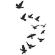 thumbnail image 2 of Etiqueta de la pared del espejo con forma de pájaro, calcomanías de pared DIY para decoración del dormitorio de la sala de estar, negro, 2 of 5