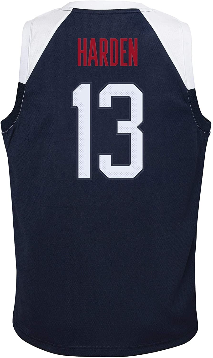 Outerstuff James Harden Houston Rockets #13 Youth 8-20 Blue City Edition  Swingman Jersey