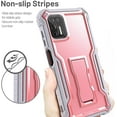 thumbnail image 4 of FITO For Moto G Stylus 2021 Case, Phone Case with Screen Protector and Kickstand (Pink), 4 of 6
