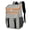 Grey and Orange, variant on Leakproof Insulated Cooler Backpack Soft Sided Picnic Cooling Bag for Hiking Camping Traveling, 11.8 x 10.2 x 3.1 Inches / 30 x 26 x 8 cm Blue