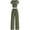 Army Green, variant on Womens 2 Piece Outfits Summer Ribbed Knit Button Short Sleeve Tops Casual Wide Leg Pants Lounge Sets