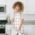 thumbnail image 4 of Ballet Princess Pattern Kids Aprons for Girls and Boys,Adjustable Neck Strap Toddler Aprons for Kids Cooking Baking, 4 of 7