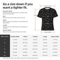 thumbnail image 4 of Naloa Cute Skull Men's T-Shirt Sport T-shirt Men's Basic Tee Casual Men's Shirt, Round Neck, Short Sleeves -, 4 of 5