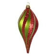 thumbnail image 2 of Vickerman 12'' Champagne Glitter Swirl Drop Christmas Ornament, 2 of 2