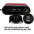 thumbnail image 4 of Calentador Y Ventilador De Parabrisas Portátil Para Coche, Desempañador De Vidrios, 12 V, Calentador Y Secador De Ventanas Eléctrico Portátil Rojo, 4 of 7