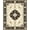 Beige, Pattern 4, variant on ODIKA 4'x6' Machine Washable Non-Slip Area Rug, Elegant Black and Beige Medallion with Ornate Oriental Motifs High Traffic Rug, Black, 48131