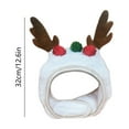 thumbnail image 3 of YOHAVEN Adjustable Christmas Dog Hat Holiday Pet Headdress Costume Party Photo Indoor Outdoor Seasonal Xmas Celebration Accessories Small Medium Pets, 3 of 6
