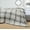 Gray Plaid, variant on Nestl Ultra Plush Heavy Thick Raschel Imitation Mink Bed Blanket, 82 x 102, Blue Plaid