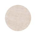 thumbnail image 5 of Unique Loom Soft Solid Shag Collection Area Rug - Aras (4' 1" Round Oatmeal Beige), 5 of 6