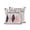 Pink, variant on Merry Christmas Outdoor Throw Pillow with Insert, 16"x16" Winter Black Red Christmas Pine Tree Green Border Waterproof Decorative Square Patio Pillows for Outside Furniture, Sofa, Porch, Garden