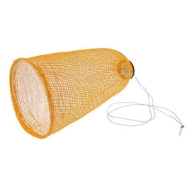 Panier à Poisson Flottant JSCARLIFE - Filet De Pêche Pliable, Cage De Conservation Avec Mousse Orange - Pour Rivière, Kayak, Eau Douce/salée