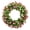 Pink and White, variant on Farmhouse Colorful Cottage Wreath - Spring and Summer Home Decor, Durable Artificial Wreath for All season, Front Door Porch Holiday Decorations for Easter Christmas Halloween Thanksgiving, 15In