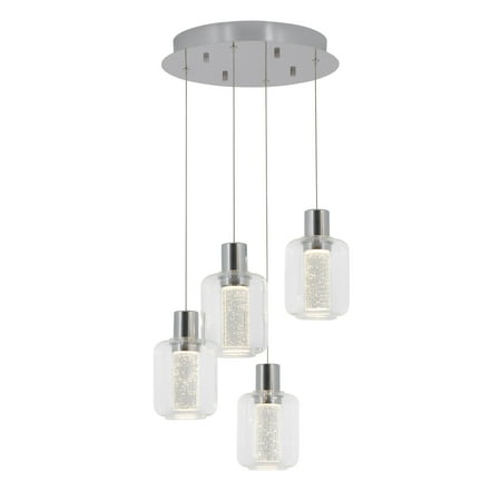 

Artika Champagne Globe 4-Light Integrated LED Pendant