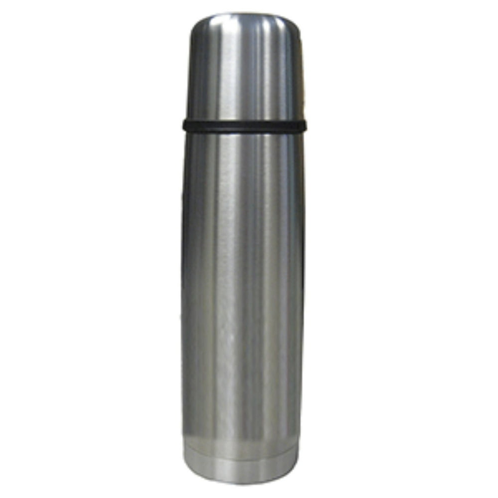 9" Silver Stainless Steel Thermos Elite 16 Oz Compact Bottle Walmart