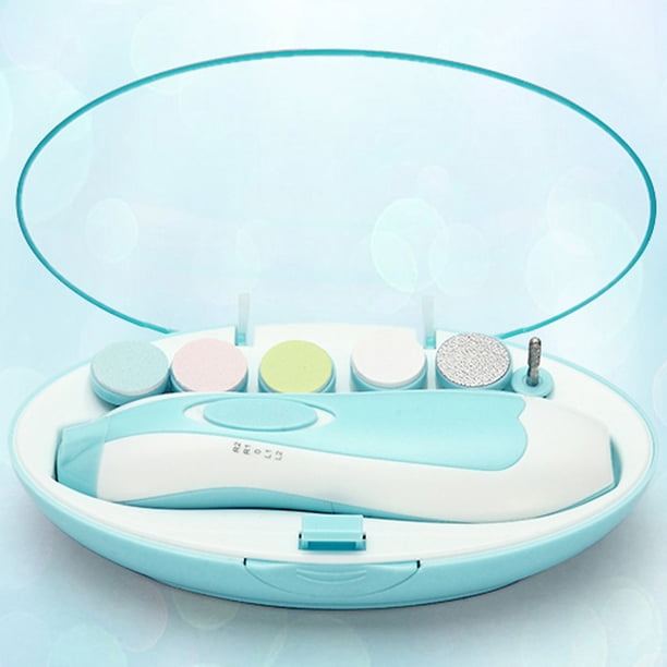 Pulidor de uñas eléctrico para bebés multifuncional antiarañazos de una pieza para niños TFixol Amoladora de uñas eléctrica