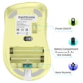 thumbnail image 6 of Wireless Mouse, 2.4GHz with USB Receiver, 1200 DPI Optical Tracking, 5 Buttons,Ambidextrous PC/Mac/Laptop - Light yellow, 6 of 11