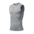 thumbnail image 1 of Maoww Slimming Compression Vest For Men Casual Or Formal Attire 2. Ulti Mate Tightness Seamless Fit Fitnes grey L, 1 of 6