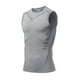 thumbnail image 1 of Guardurnaity Camisetas de compresión para el pecho para hombres, adelgazantes y de ajuste cómodo, camiseta de compresión para fitness Camisetas gris SG, 1 of 6
