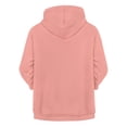 thumbnail image 5 of Shadoumai Girls Soft Long Sleeve Zip Up Hooded Sweatshirt Multi Front Pockets Casual Pullover Outerwear for School and Daily Play, Girls Pocket Zip Up Hooded Sweatshirt, 5 of 5