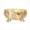 Gold, variant on Fruit Bowl for Kitchen Counter Decor - Clear 3 Corners Pedestal Glass Candy Bowl Decorative