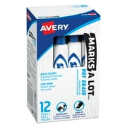 Avery Marks A Lot Dry Erase Markers, Desk-Style, 1 Blue Marker
