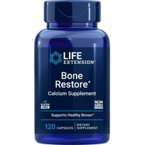 Life Extension Bone Restore – Helps Maintain Healthy Bone Density - Calcium, Vitamin D3, Magnesium, Zinc, Boron and Other Bone-Healthy Minerals - Non-GMO, Gluten-Free – 120 Capsules