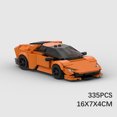 thumbnail image 2 of MOC Lamborghini Huracán Racing Car – 335pcs Building Blocks Speed Series Set, Creative Bricks Juguete para Jugar Imaginativo, Estante Display & Regalo del Día de los Niños, 2 of 9