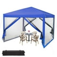 thumbnail image 2 of Telyswee 10'x10' Pop-up Canopy Tent Outdoor Screen House Room with Mesh Walls, Outdoor Sun Shade Shelter for Party, Camping, Events, 2 of 7