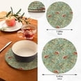thumbnail image 3 of FREEAMG Rose Round Trivets Pot Holders 2 Pcs, Heat Resistant Cotton Thread Weave Trivets for Hot Dishes, Cooking, Baking, Farmhouse, Kitchen Decor, 3 of 7