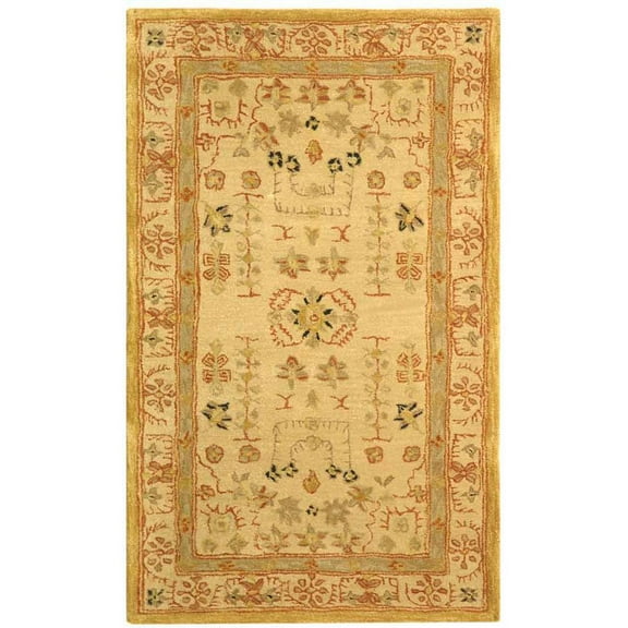 SAFAVIEH Anatolia Tamsen Floral Area Rug, Sand, 3' x 5'