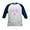 Navy/White, variant on CafePress - Hockey Like A Girl Baseball Jersey - Kids Cotton Baseball Jersey, 3/4 Sleeve Shirt