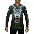 thumbnail image 2 of Raven Fightwear Men's Water Tiger BJJ Rash Guard MMA Black, 2 of 3