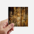 thumbnail image 1 of Tan Black Wood Retro Olded Irregular Sticker Square Waterproof Stickers Wallpaper Car Decal, 1 of 1