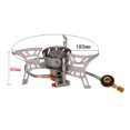 thumbnail image 5 of Propane Outdoor Windproof Stove Portable Gas Burner Mini Camping Stoves Silver, 5 of 8