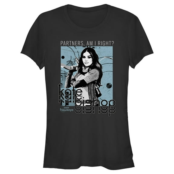 Junior's Marvel Hawkeye Partners  Graphic Tee Black X Large