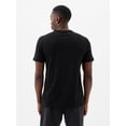 thumbnail image 2 of Camiseta Shirt GAP para hombre con logotipo suave para uso diario, color negro verdadero, XS, 2 of 3