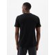 thumbnail image 2 of Camiseta Shirt GAP para hombre con logotipo suave para uso diario, color negro verdadero, XS, 2 of 3