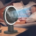 thumbnail image 1 of RKSTN portable fan Desktop Mini Desktop Fan Wind Power Fan Home Office Small Fan Charging Plug Circulation Fan, 1 of 1