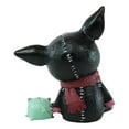 thumbnail image 3 of Ebros Furry Bones Black Porky Pig Bacon Skeleton With Sidekick Piggy Figurine, 3 of 5