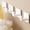 White, variant on Square Self Adhesive Towel Hooks - 4 Pack Matte White Metal Hooks, Right-Angle Design for Towels, Robes & Hats, Organize Bathroom, Kitchen, Entryway, Doors, Cabinets on Smooth Surfaces