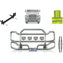 Kozak International Prostar 2008  (Plastic Bumper) Front Bumper Grille Deer Guard Chrome