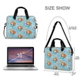 thumbnail image 3 of 16" Laptop Briefcase, Detachable Anti-Slip Shoulder Strap, Multi-Compartment Work Travel Bag Little Mermaids and Seashells, 3 of 8