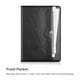 thumbnail image 5 of Funda para tableta ProCase Galaxy Tab A9 Plus de piel sintética de 11 pulgadas, color negro, 5 of 8