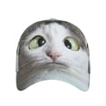 thumbnail image 2 of Yiaed Funny Cat Print Cap Adjustable Size for Running Workouts and Outdoor Activities All Seasons, 2 of 5