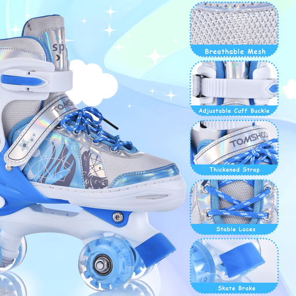 Ice skates,4 Size Wheels Purple Wheels Kids Child 4 Roller Kids Purple Adjustable Purple Toddlers Of Different Adjustable Size Children Of M Toddlers Patines Para